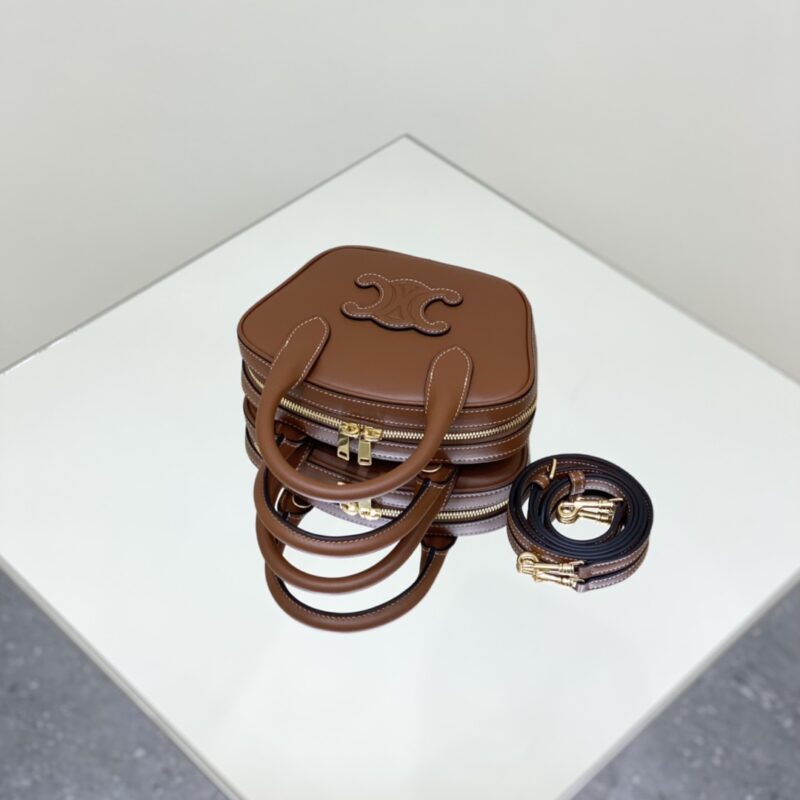 Replica Celine Bowling Bag Brown1:1High-quality replica