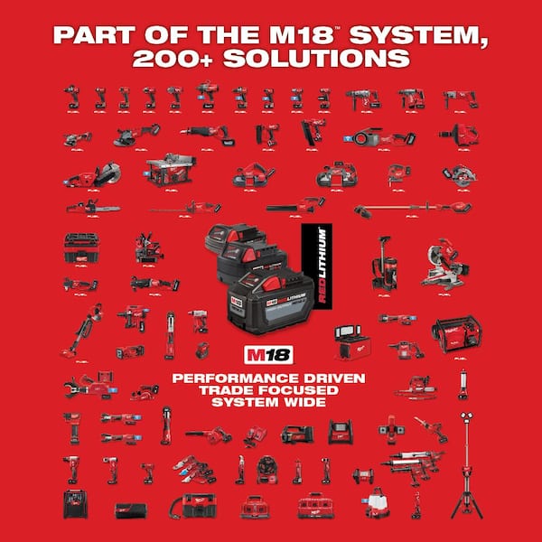 M18 18V Lithium-Ion Cordless Combo Tool Kit (6-Tool) with M18 Multi-Tool and 5.0 Ah Battery - Image 14
