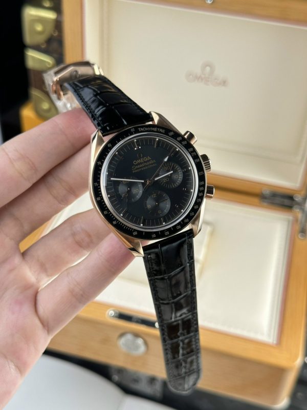 Omega SpeedMaster MoonWatch Replica Watch Black Dial RM Factory 44mm - Elite Watch Atelier