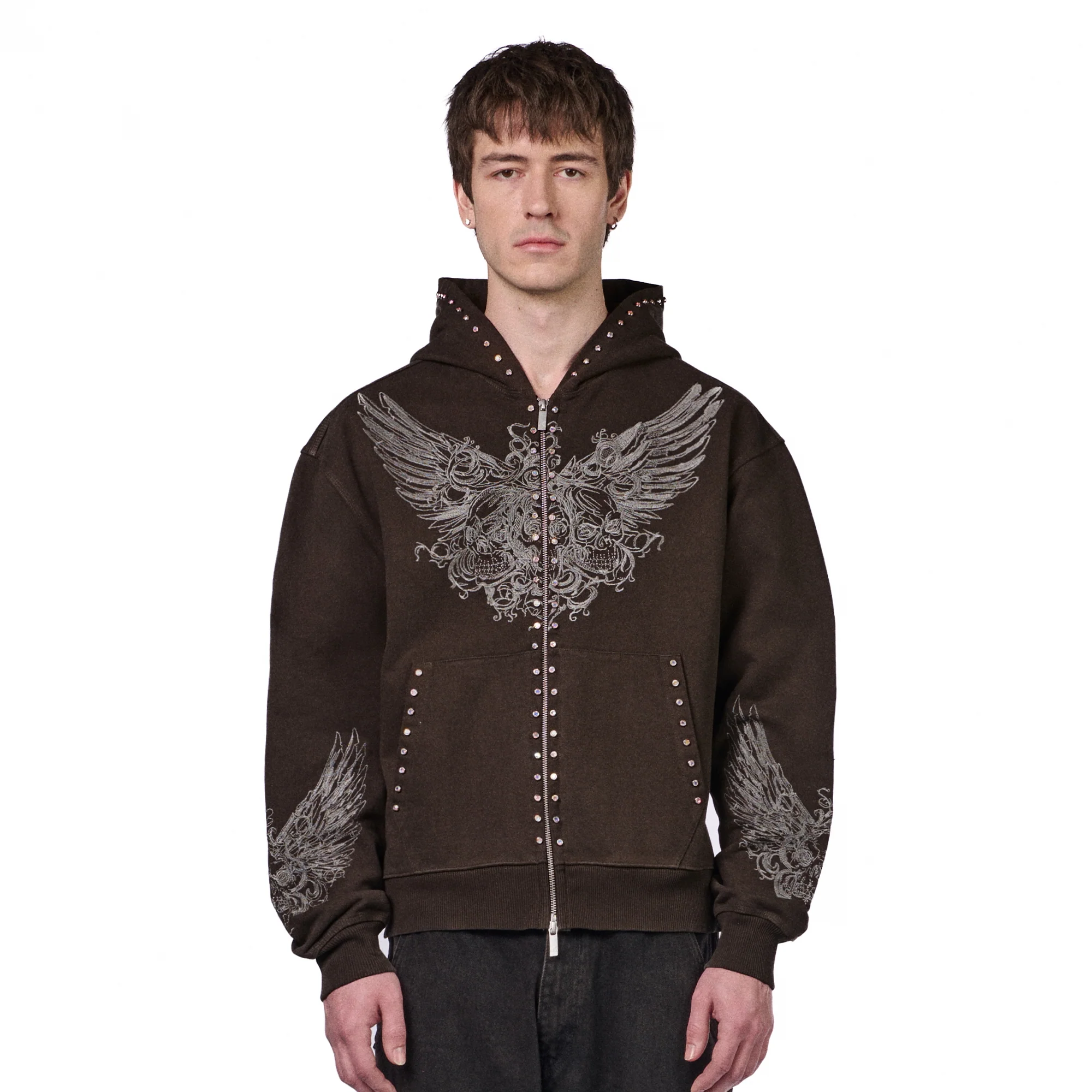 "hellboy" Zip Up anthracite