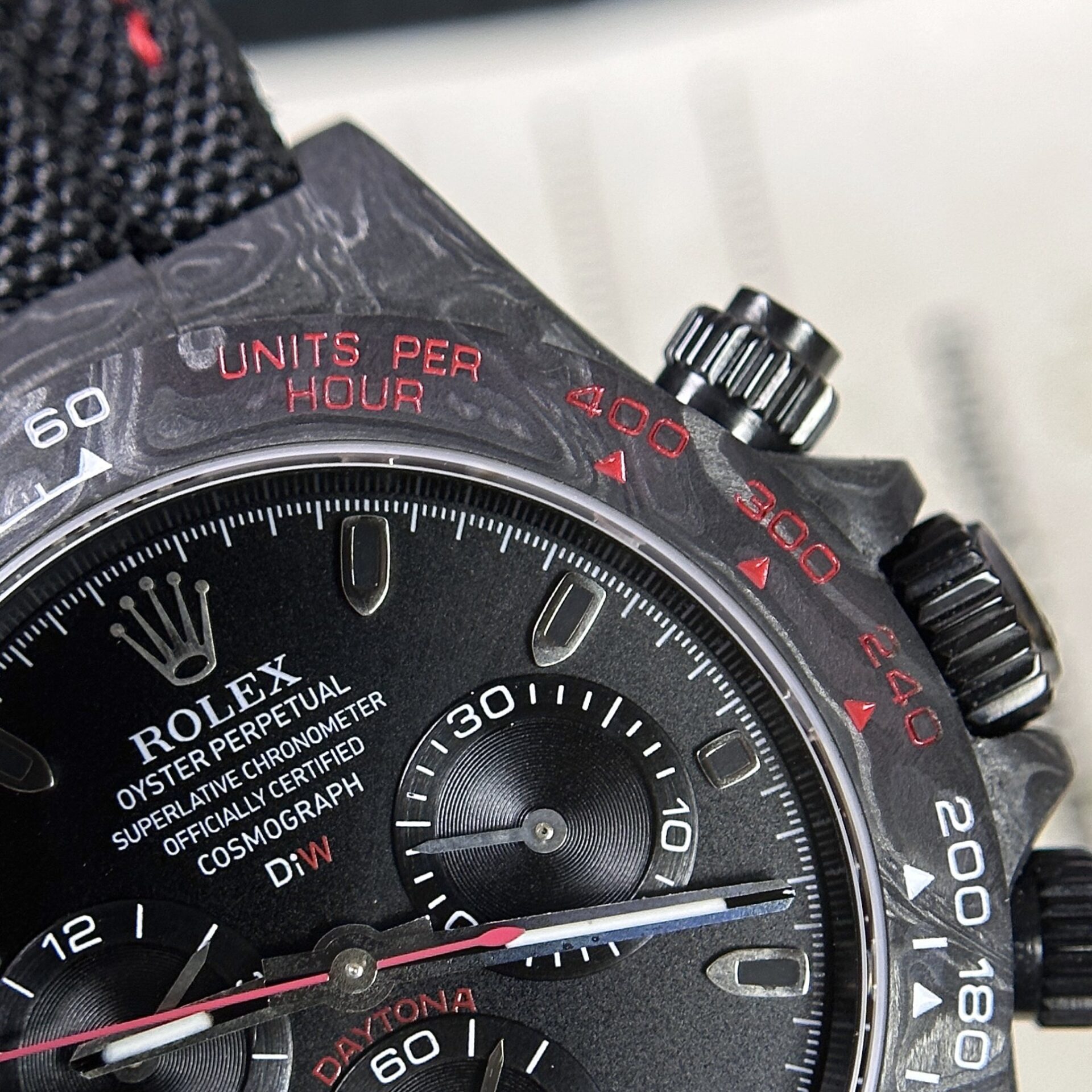 Rolex Daytona Diw Carbon Super Light Replica Watch 40mm - Top club