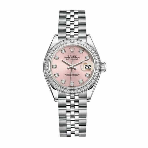 Rolex Datejust 126234 Diamond Bezel Pink Dial Replica - Elite Watch Atelier