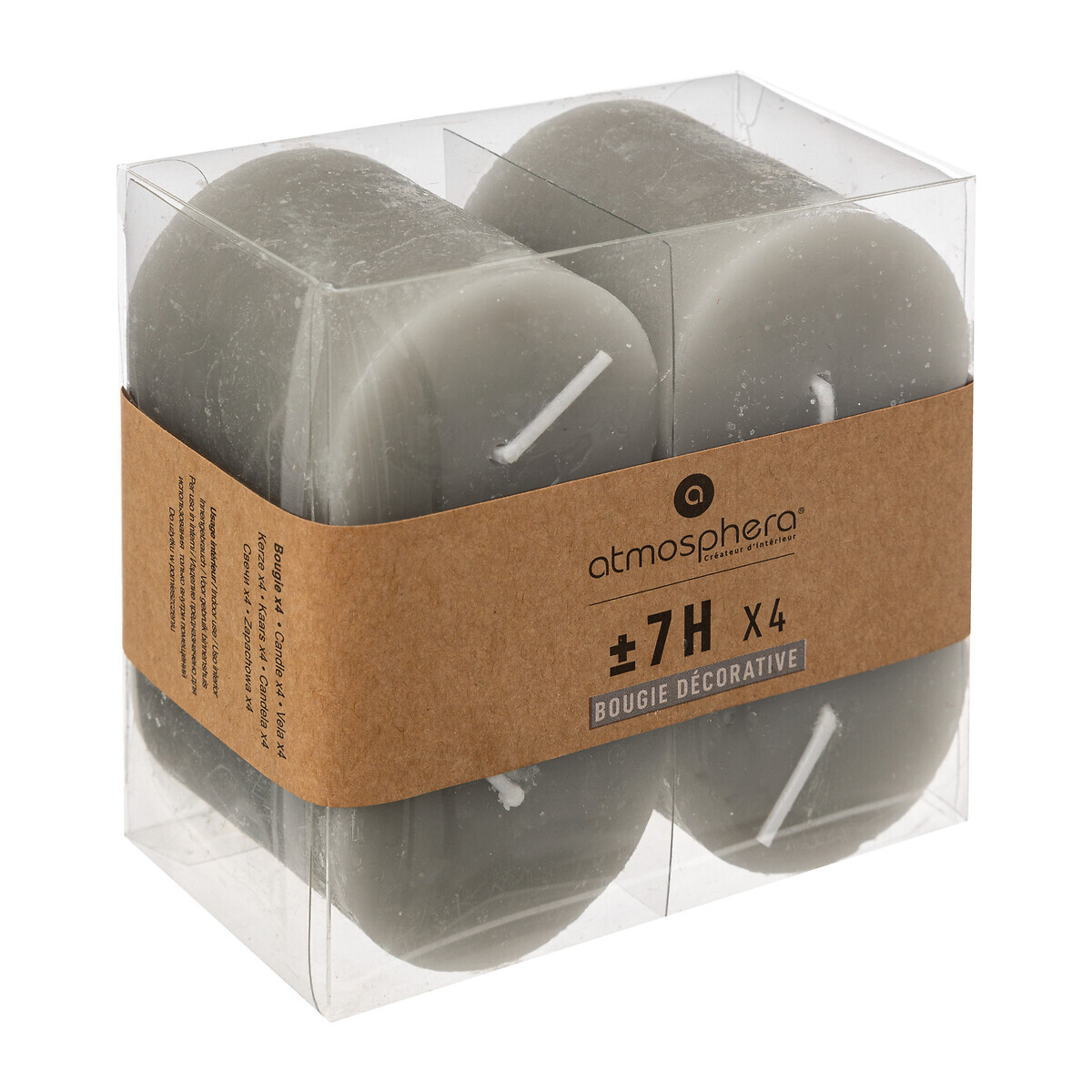 Rustic candle Grey, 60g