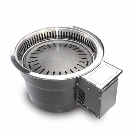 Korean Restaurant Japanese Griller Sumgyap Oven Indoor Smokeless Table Top Built in Barbecue Korea Smokeless Electric BBQ Grill