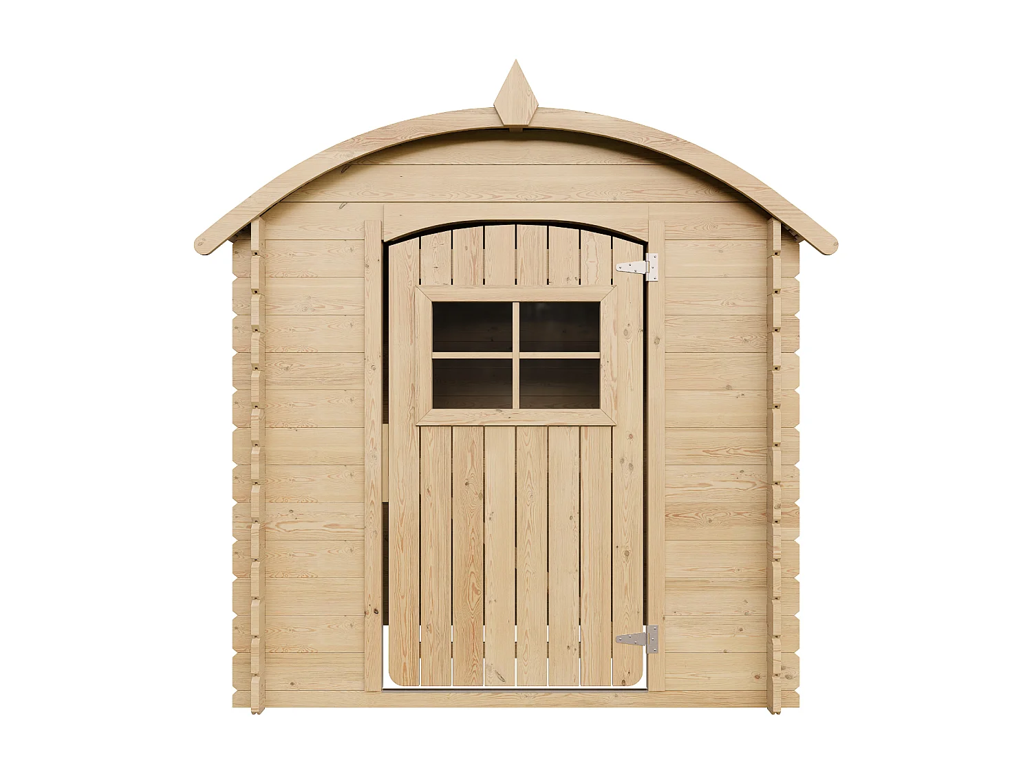 Maison en bois pour enfants sans plancher - 112x146xH145cm/1.1m2 - M505-1