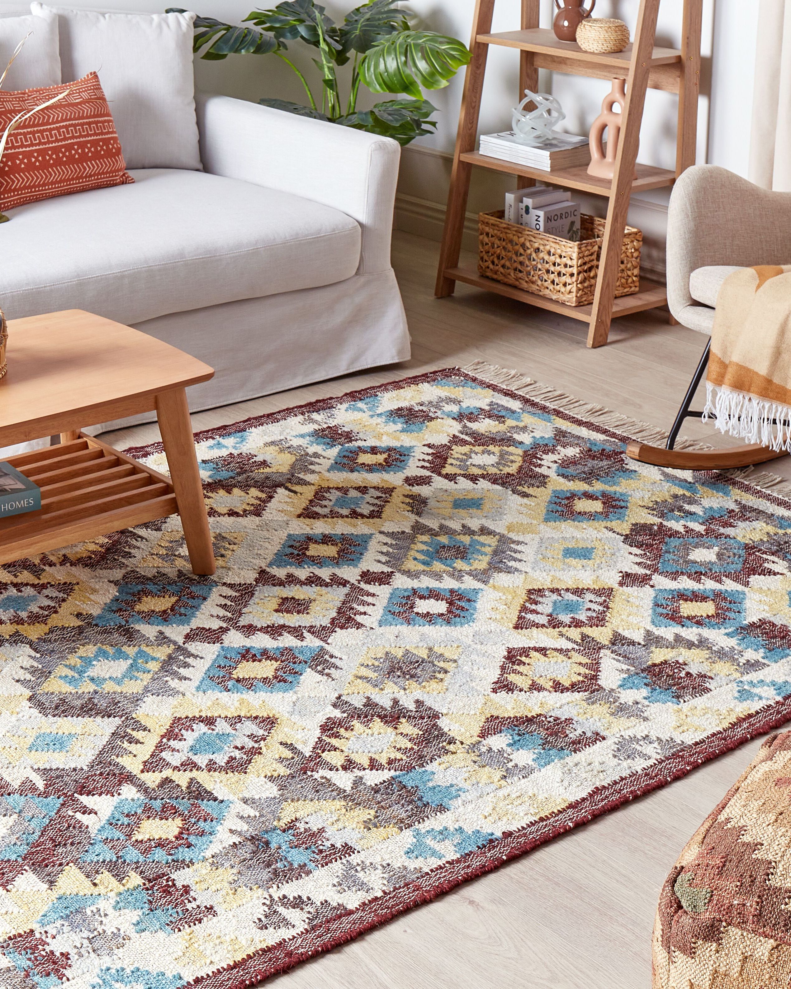 Rug FENER Multicolour 160 x 230 cm Jute