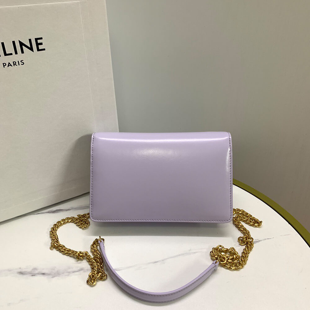 Celine Wallet On Chain Margo In Shiny Calfskin Bag1:1High-quality replica