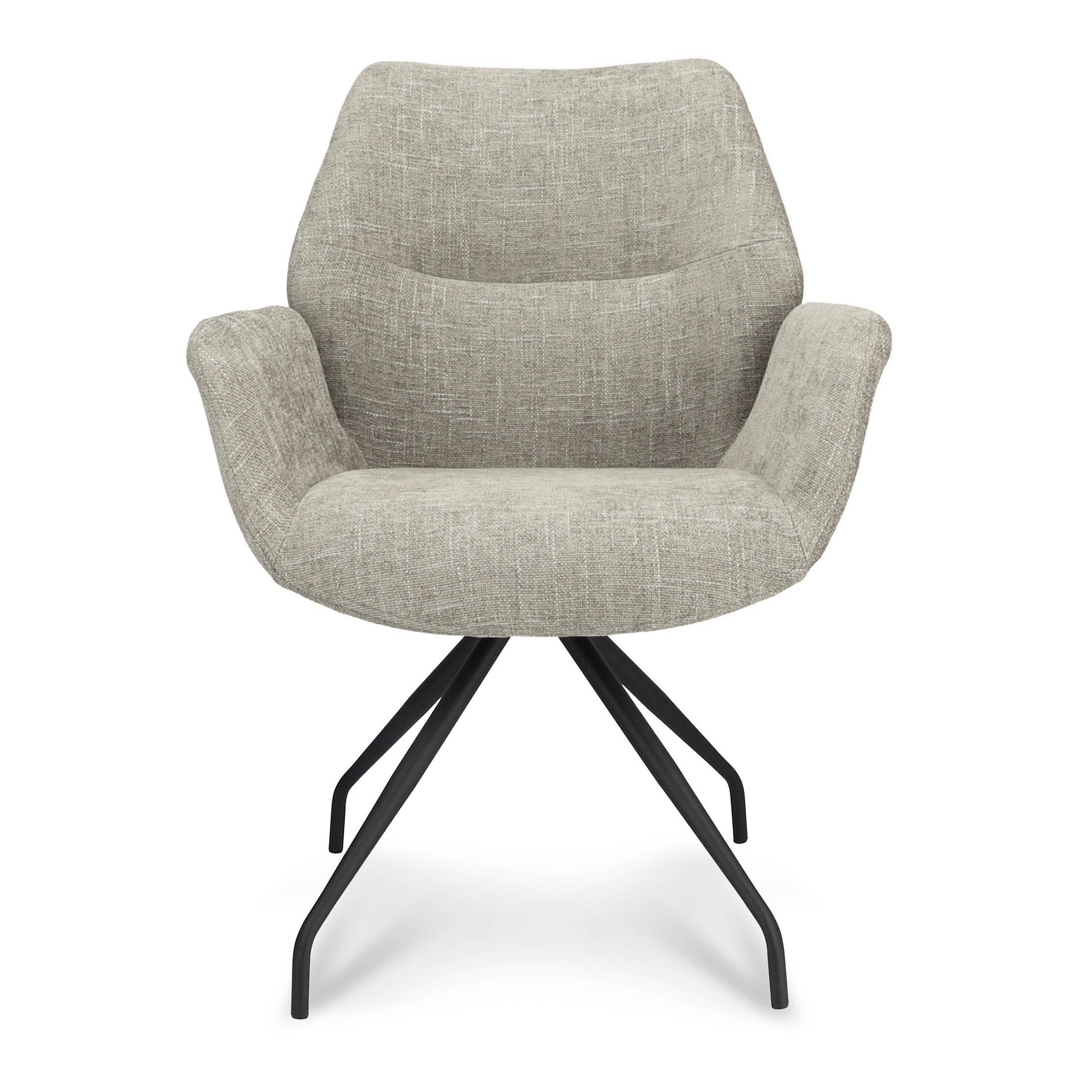 Blokker Cas Eetkamerstoel - Polyester - Taupe
