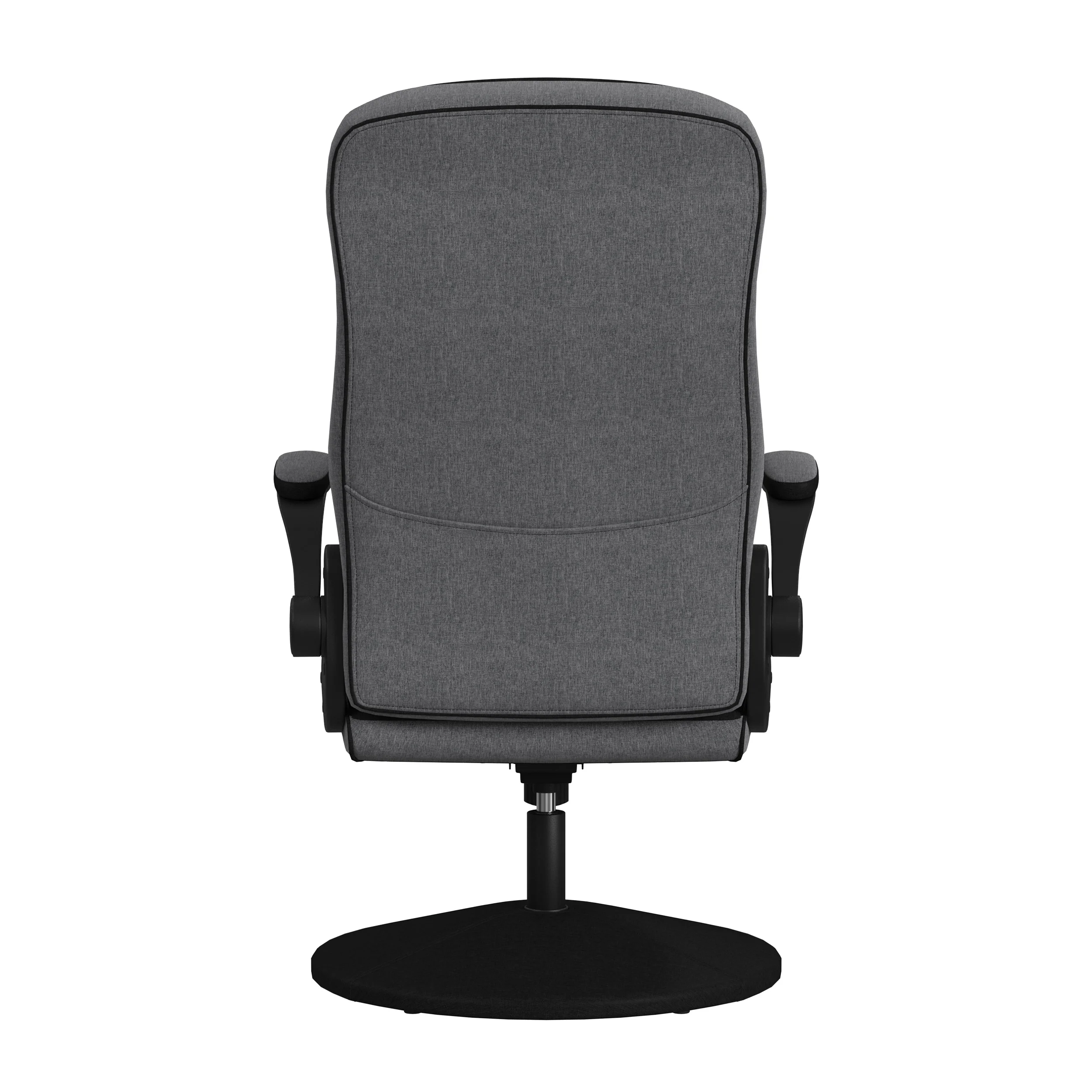 RESPAWN 800 Swivel Rocker Gaming Chair - Ergonomic Floor Gaming Seat with Lumbar Support, Flip Up Armrest, High Back, Pedestal Base, Comfortable No Wheels Console Video Game Rocker Chair - Red - Image 46