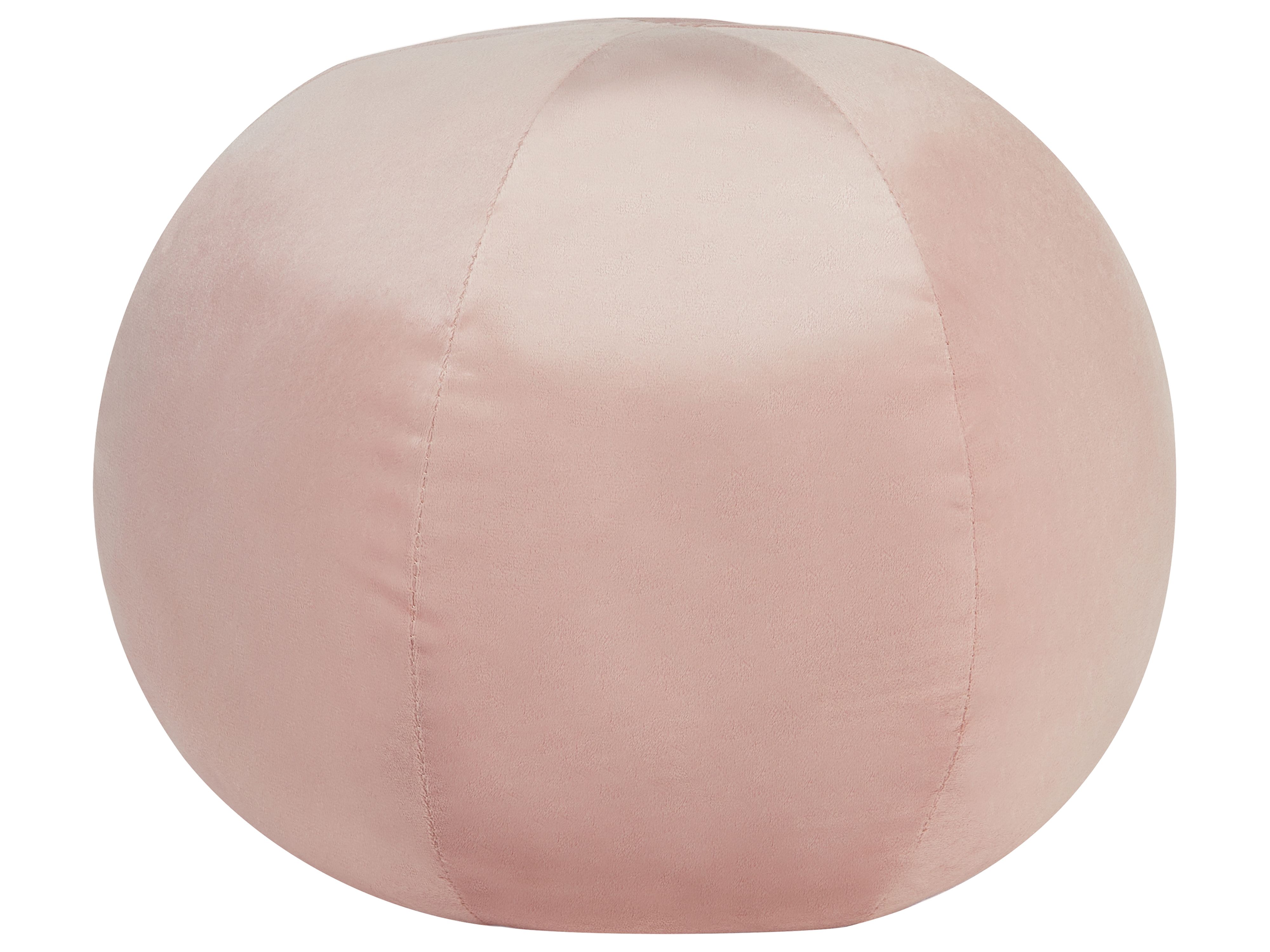 Throw Cushion SALVIA Velvet 30 x 30 cm Pink Solid