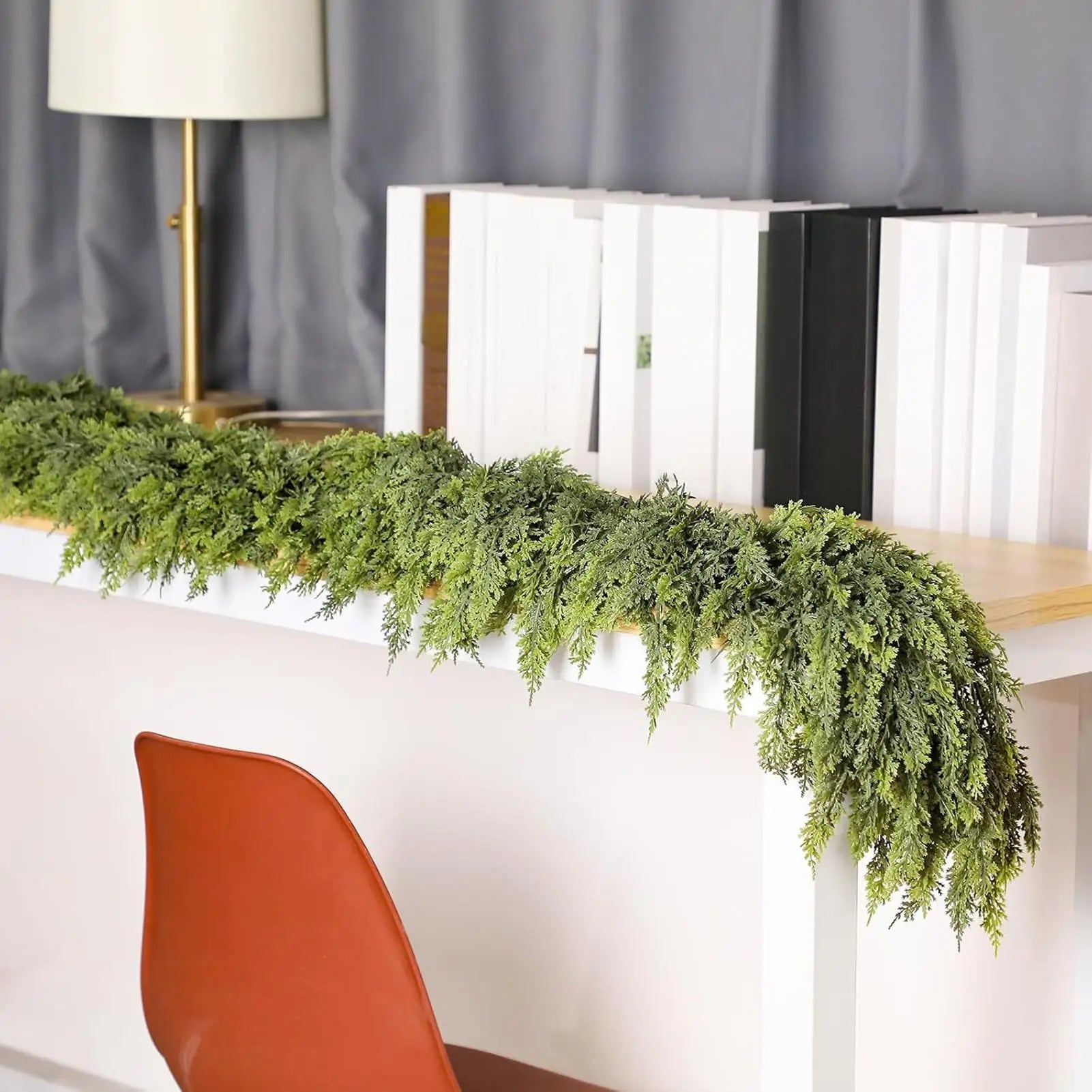 EvergreenCharm – Sfeervolle Kerst Guirlande van Cipresbladeren