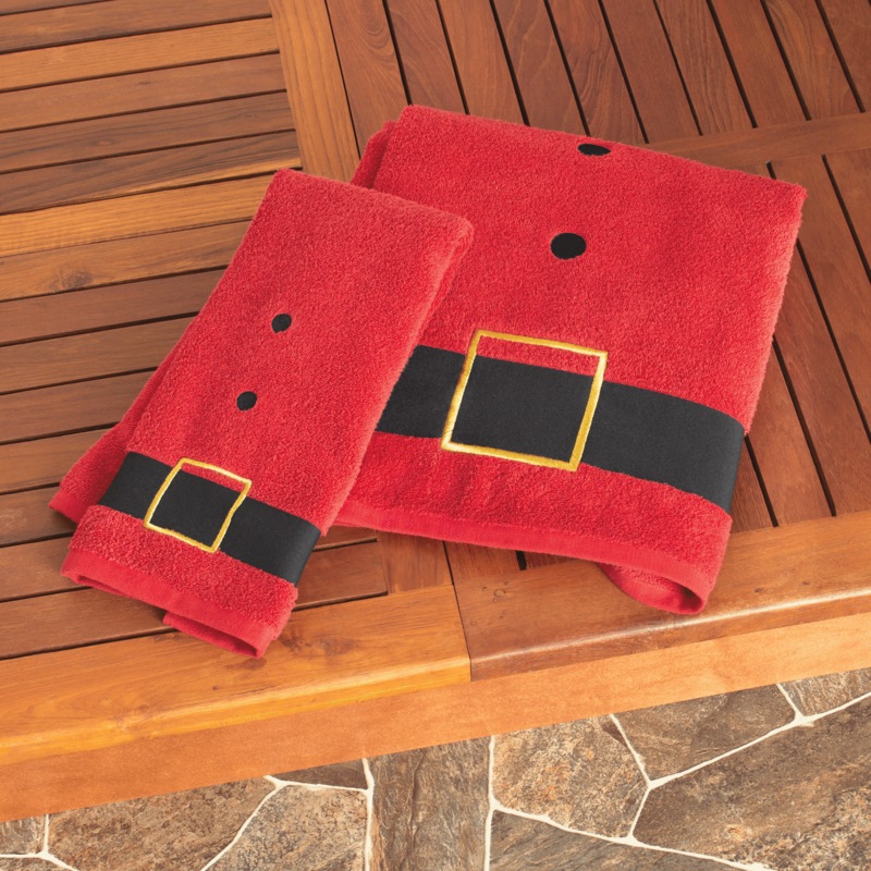 Holiday 2-Piece Bath Towel Set - MIDNIGHT VELVET CATALOG