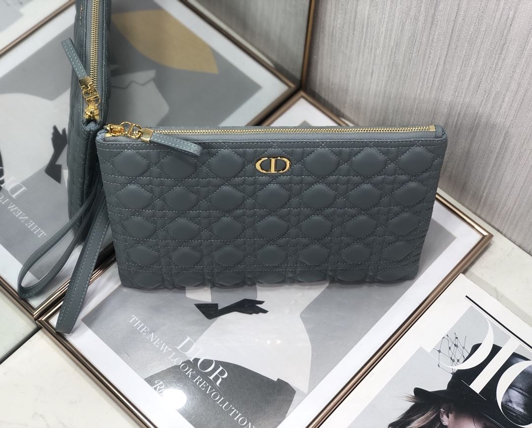 Lagre Dior Caro Daily Pouch Pink/Black/Blue/Brown For Women‎ 12in/30cm CD S5086UWHC_M81P1:1High-quality replica