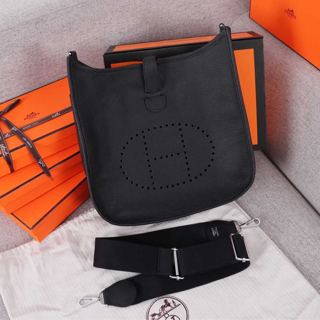 Replica Hermes Aaa-Evelyne Iii 29 Bag Orange/Black/Blue1:1High-quality replica