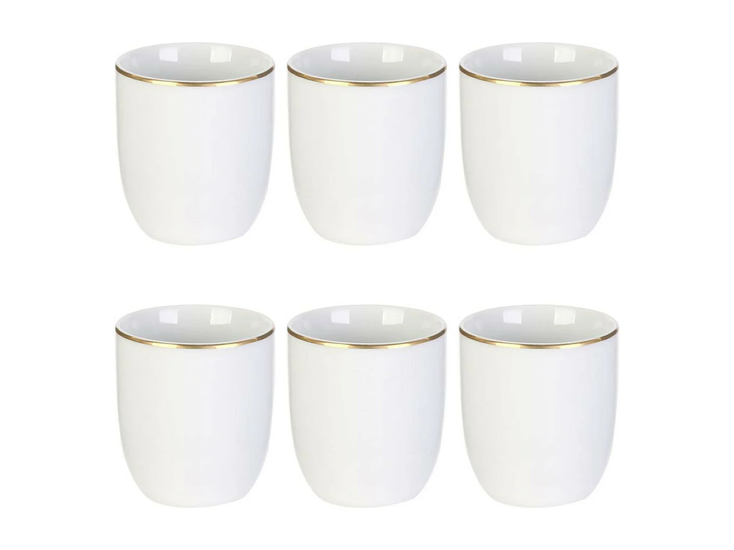 Lot de 6 Tasses Déco 