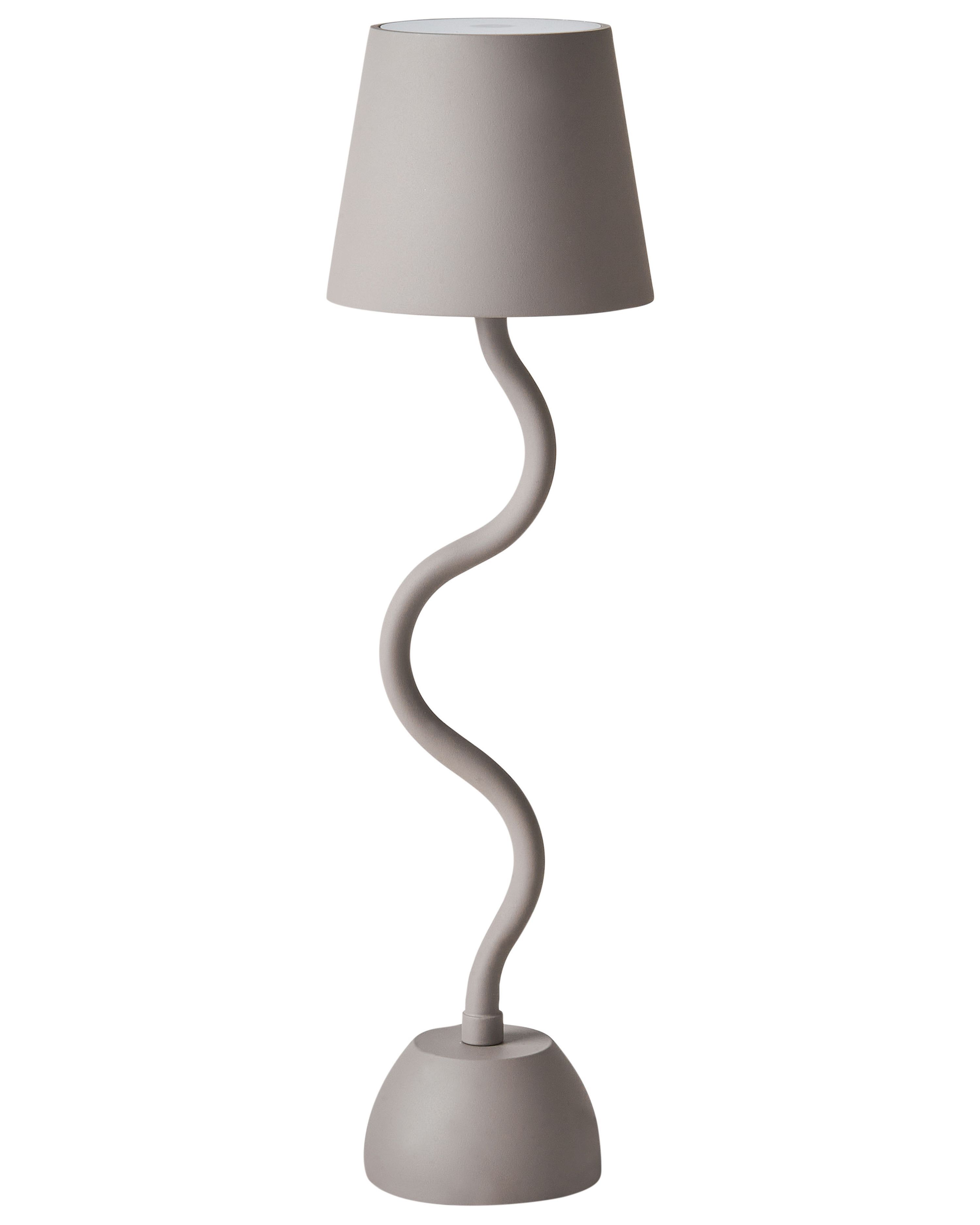 Wireless LED Table Lamp VOUGA with Dimmer Metal Beige