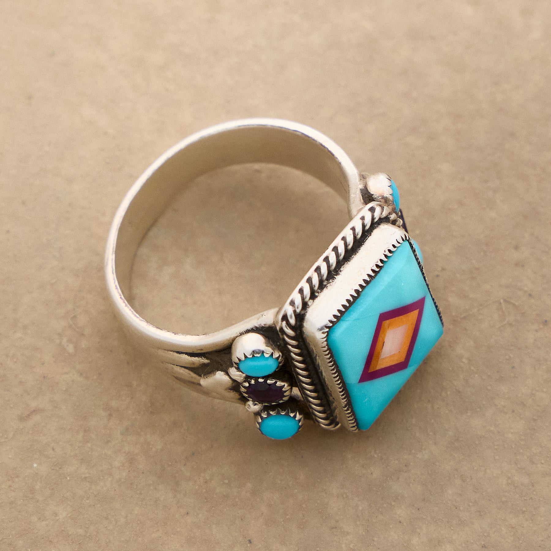 Taos Mosaic Ring - Sundance Clothing