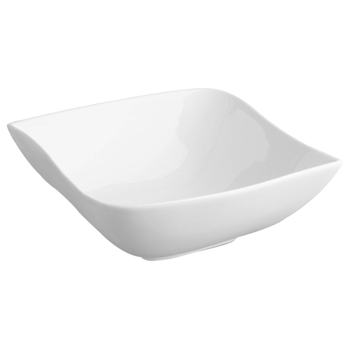 "Vague" Salad Bowl 23x22.3 cm, White