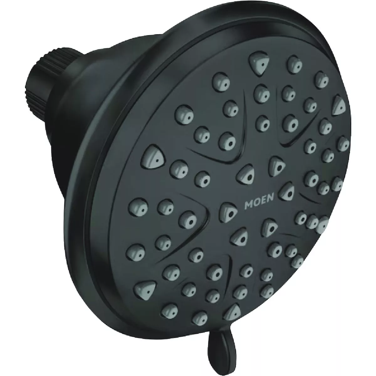 Moen Attune 8-Spray Pattern 4 In. Wall Mount Fixed Shower Head, Matte Black