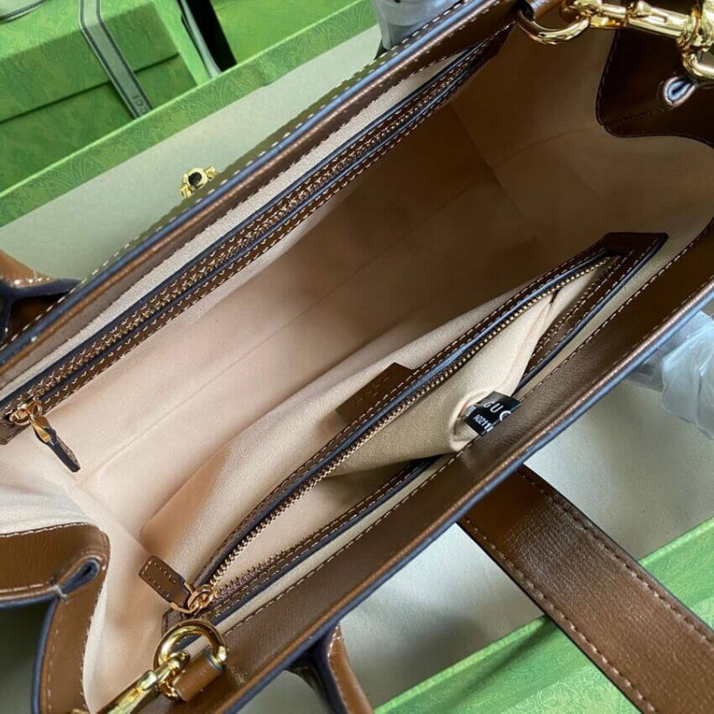 Replica Gucci Jackie 1961 Medium Tote Bag 649016 Gg Supreme1:1High-quality replica