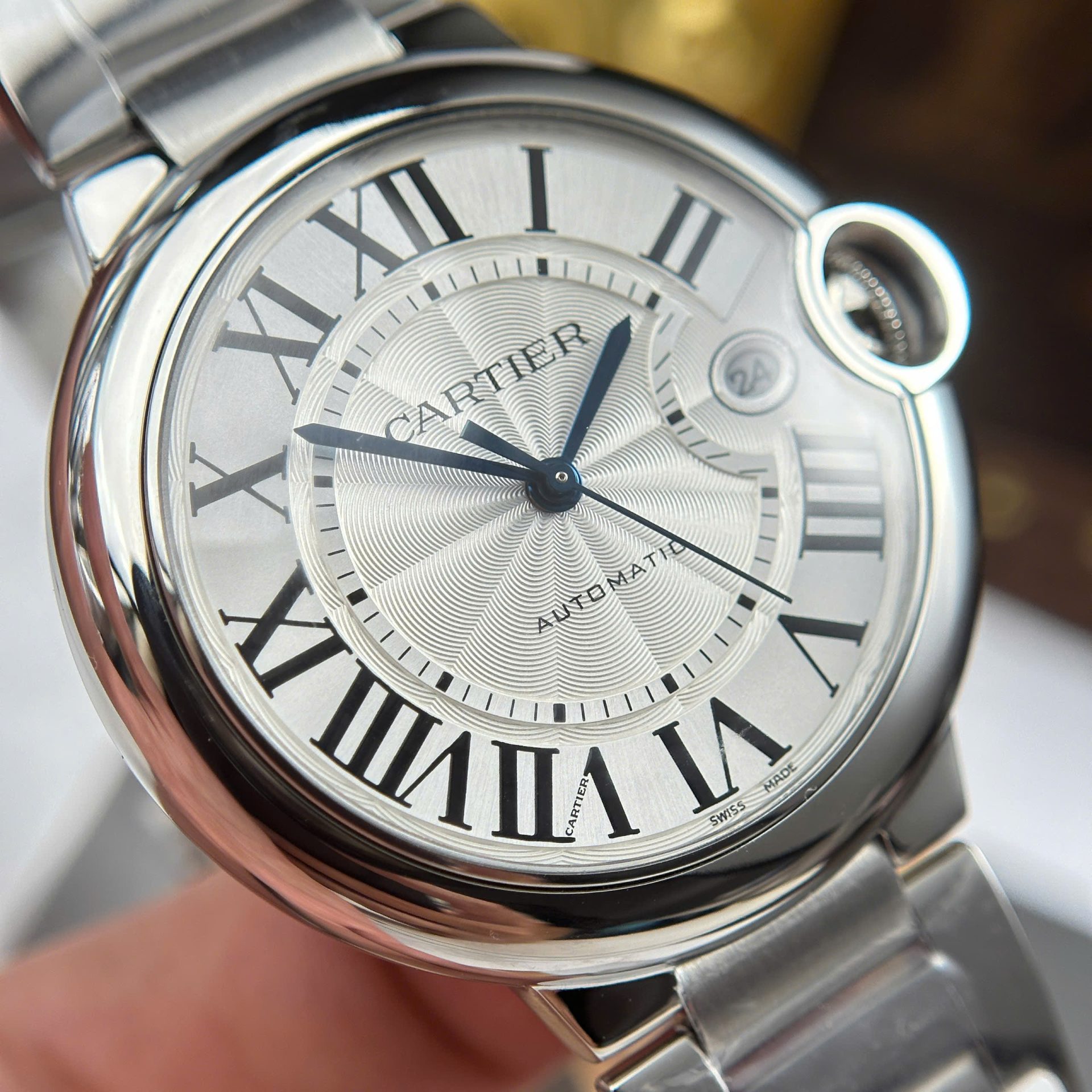Cartier Ballon Bleu Replica Watches White Dial Automatic Movement AF Factory 40mm - Top club
