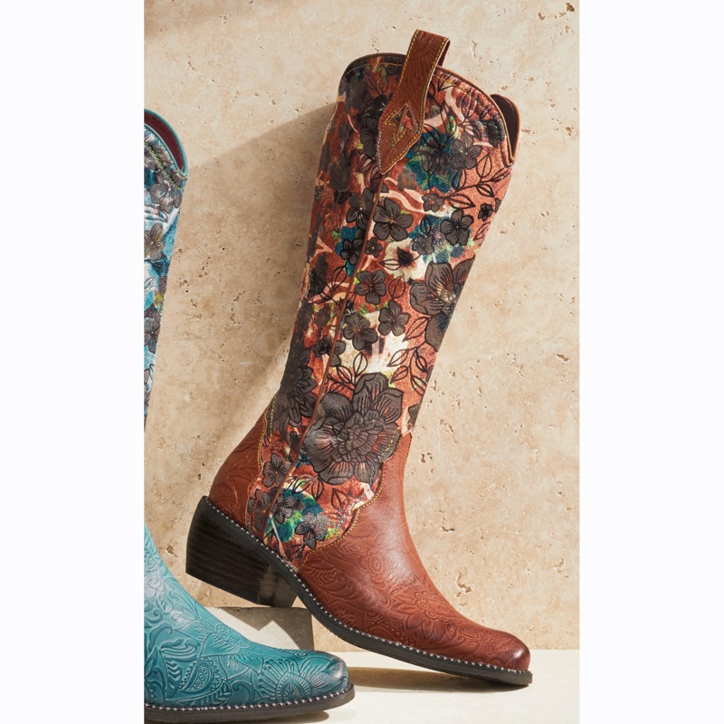 Spring Step Women's Rodeoqueen-Viv Boot - MIDNIGHT VELVET CATALOG