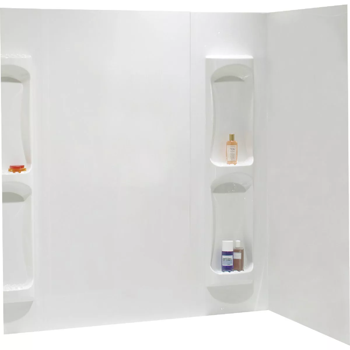 Maax Utah 60-1/2 In. L x 31-3/4 In. W x 59 In. H 5-Piece Glue Up Tub Wall Surround in White