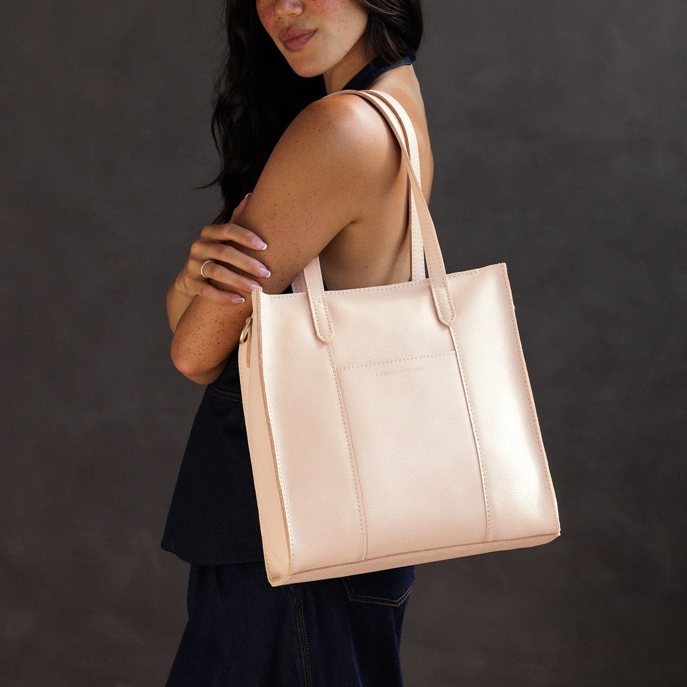 Large Lola Zipper Crossbody Tote