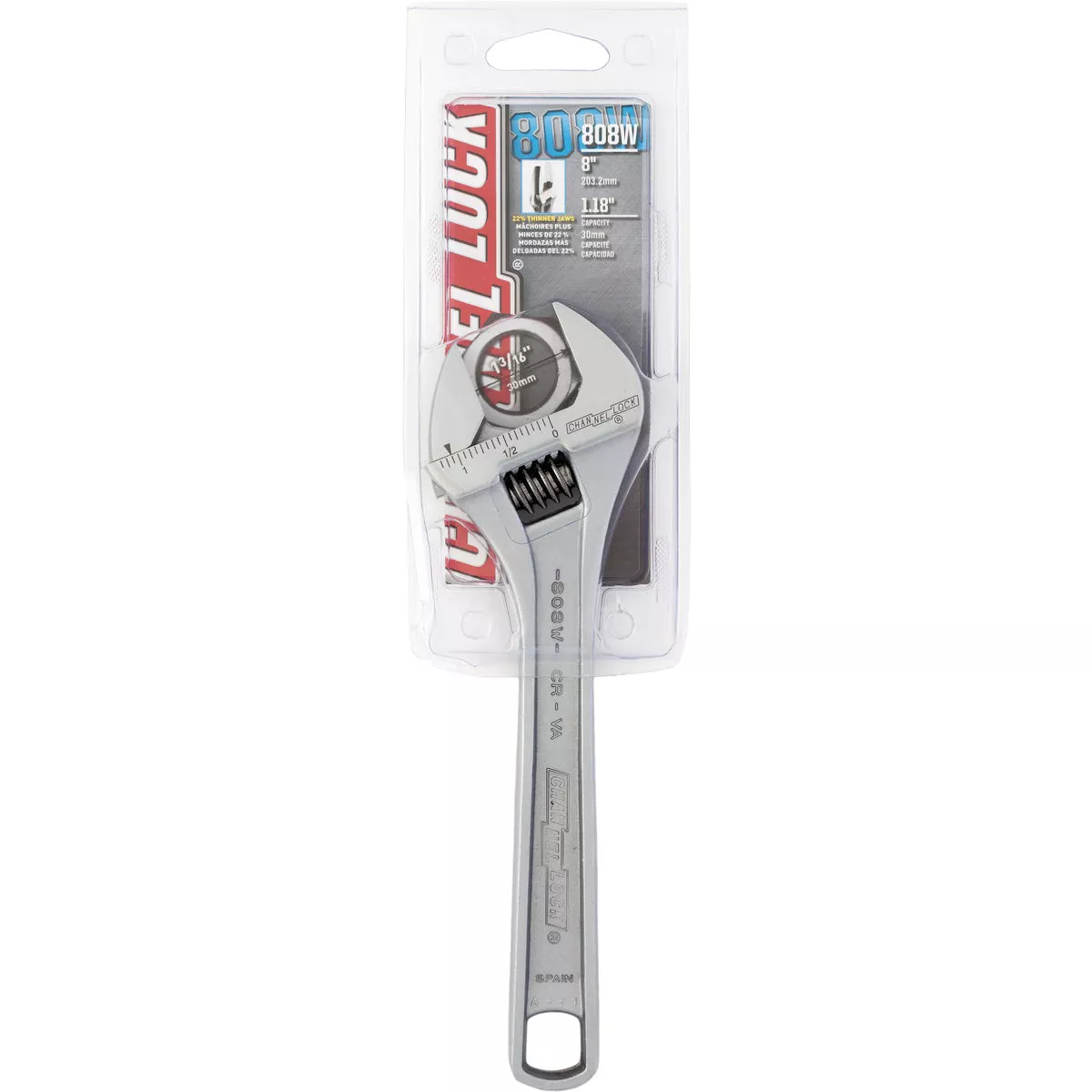 Channellock 8 In. Adjustable Wrench