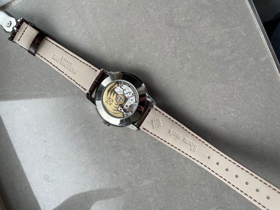 Replica PATEK PHILIPPE Perpetual Calendar 5320G-001 SS GSF 1:1 Best Edition Cream Dial on Brown Leather Strap A324 - Top club