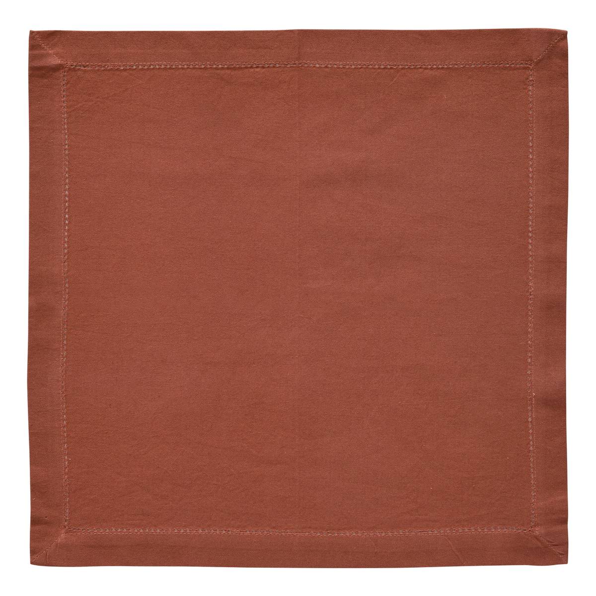Set of 4 "Jane" napkins Terracotta, 170 g/m2, 40x40 cm