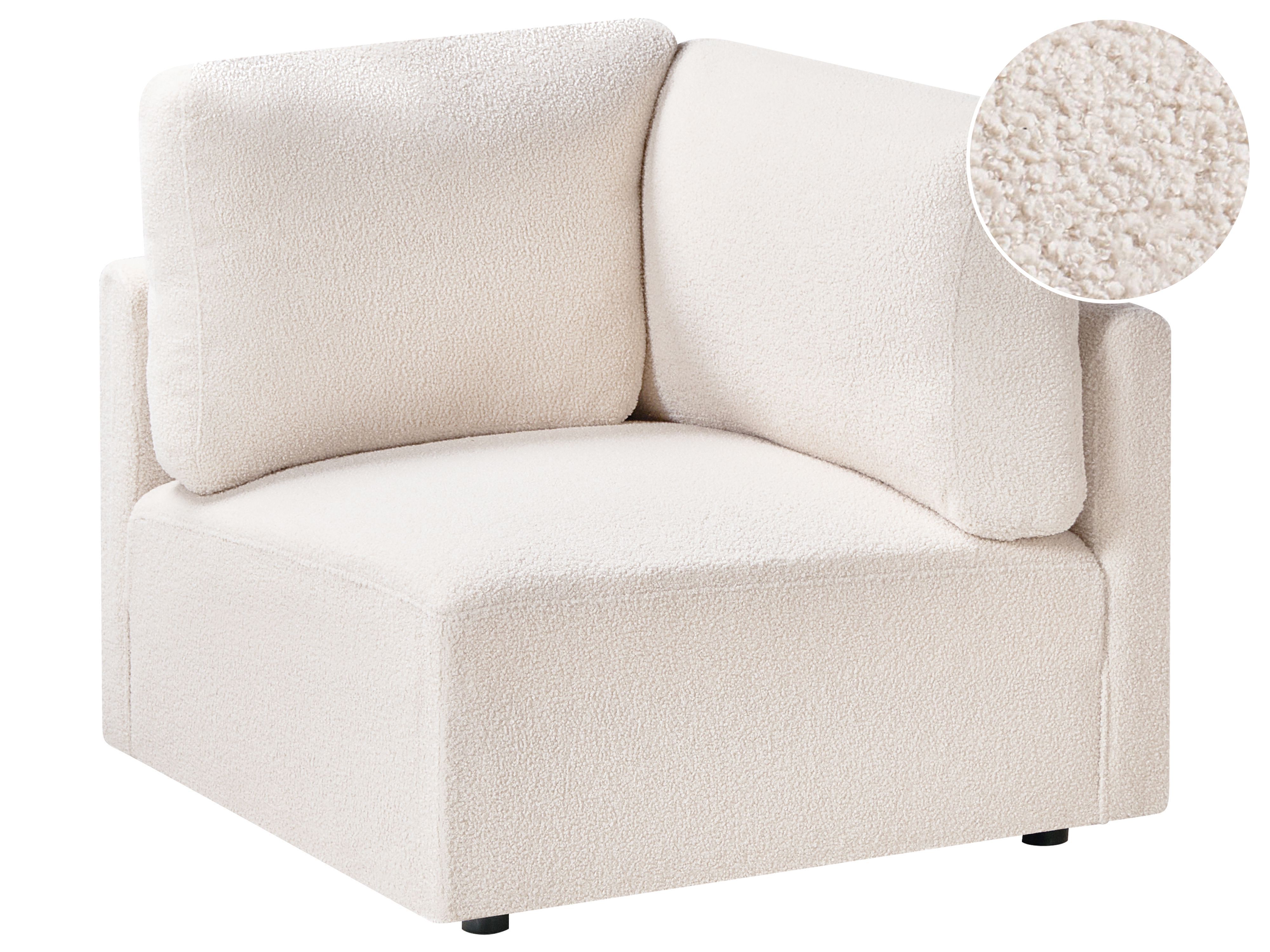 Corner Seat MESNALI Boucle Off-White