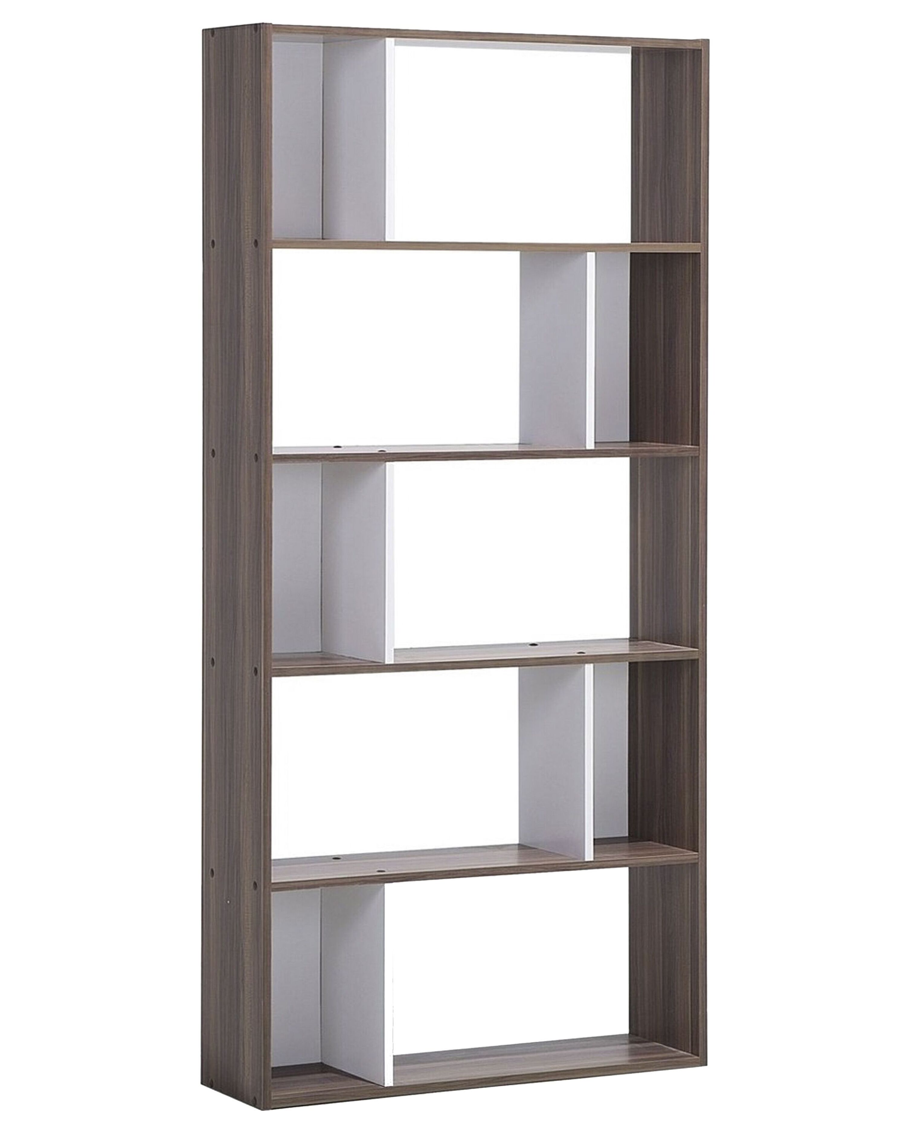 5 Tier Bookcase ORILLA 174 cm Dark Brown
