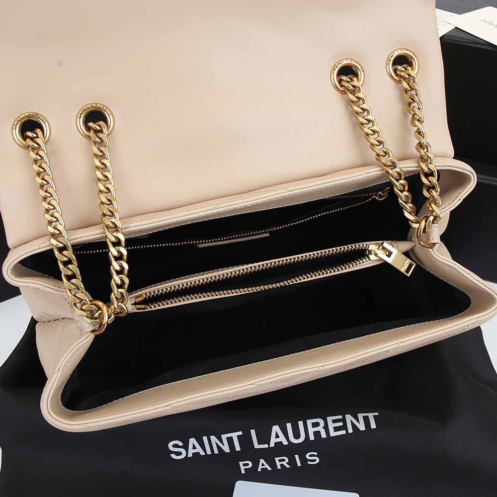Replica Ysl Loulou Medium Bag In Matelasse Y Leather 1805 Beige1:1High-quality replica
