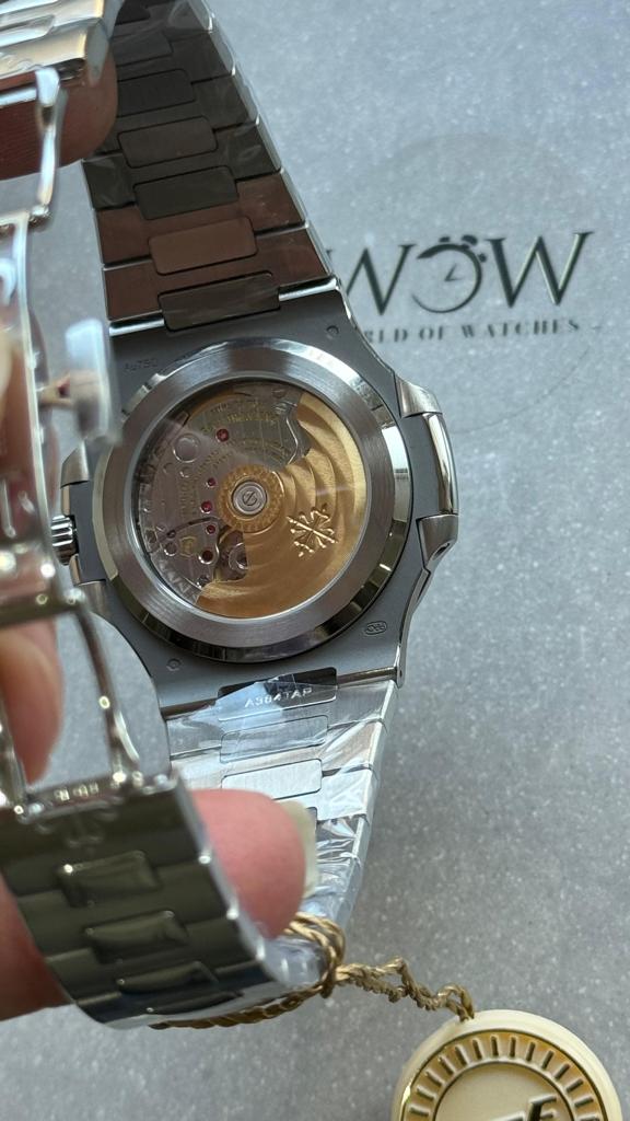 Replica PATEK PHILIPPE Nautilus 5811/1G PPF 1:1 Best Edition Grey Textured Dial on SS Bracelet Asian Cal.26-330CS - Top club