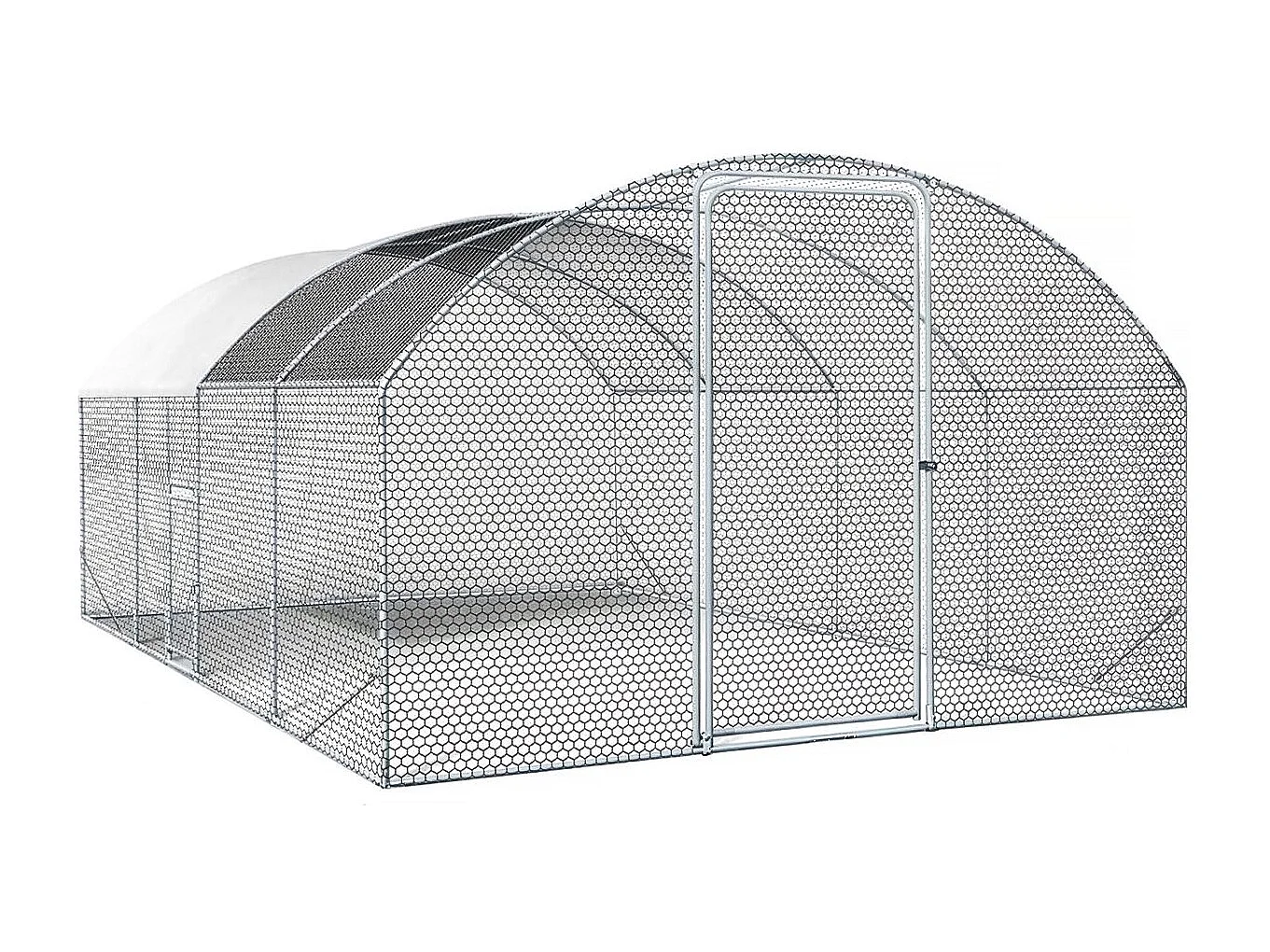 Enclos à poules dôme 15 m² parc grillagé 