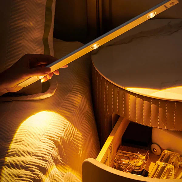 Slim Draadloos LED Bewegingssensorlicht met Oplaadbare Functie en Dimbare Verlichting – 3 Lichtkleuren, Automatische Activering