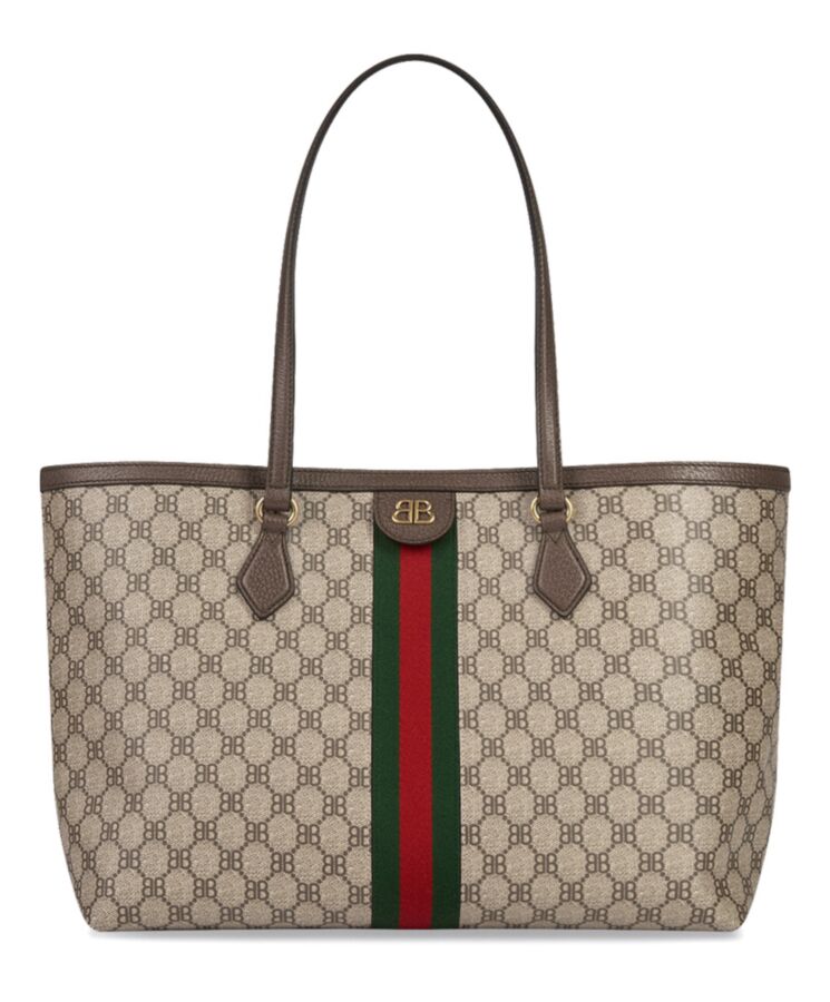 Balenciaga Hacker Medium Tote Bag Dark Coffee - Replicaclubs