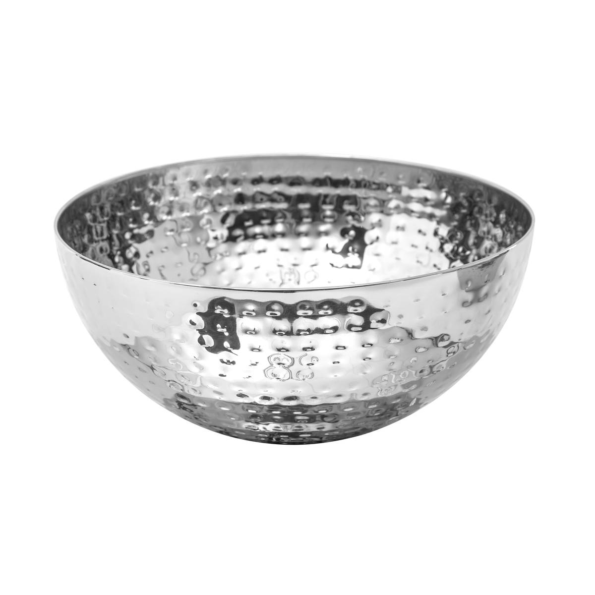 Salad bowl"Martele" D.23.5 cm, Silver