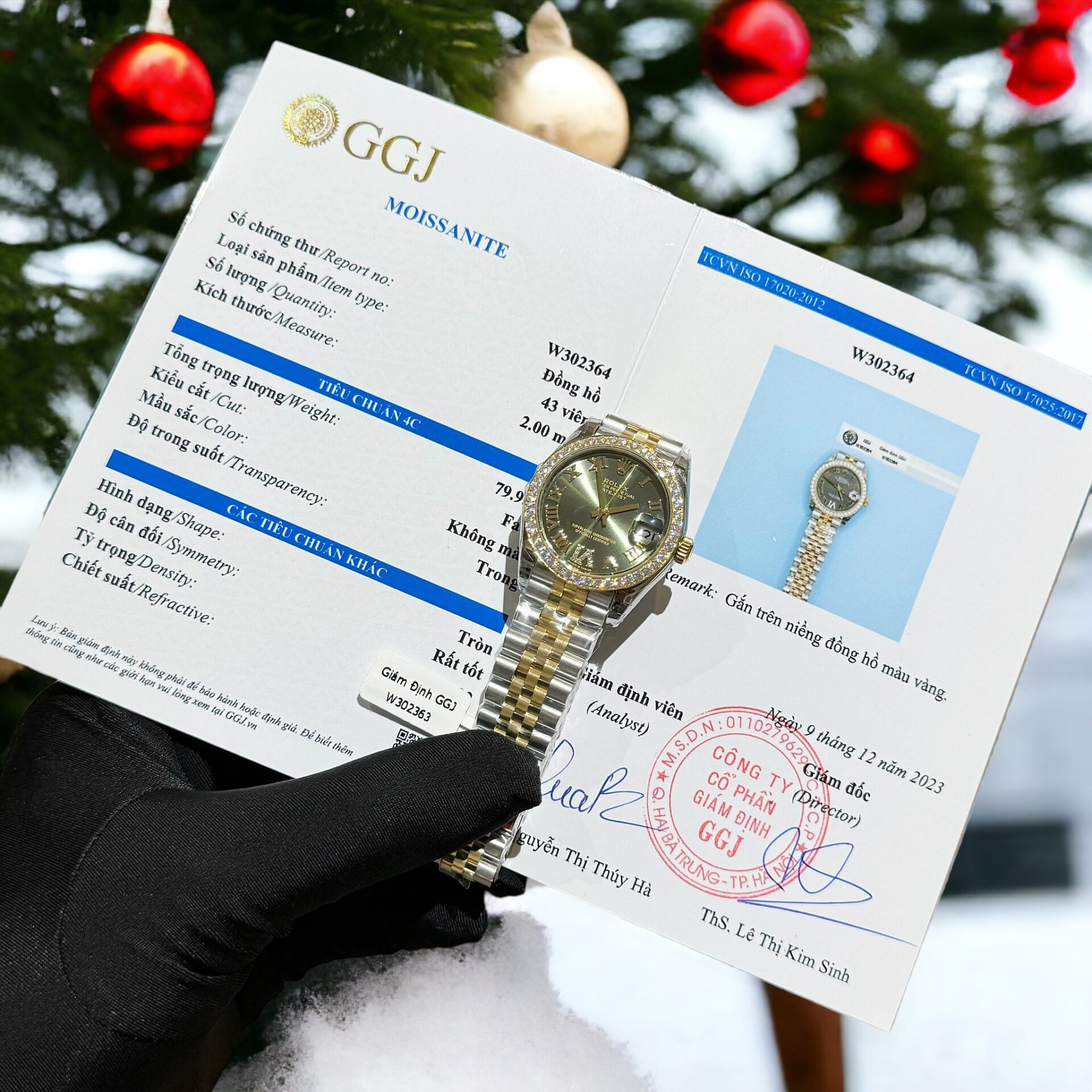 Rolex DateJust Moissanite Diamond Replica Watch Gray Dial 31mm - Elite Watch Atelier