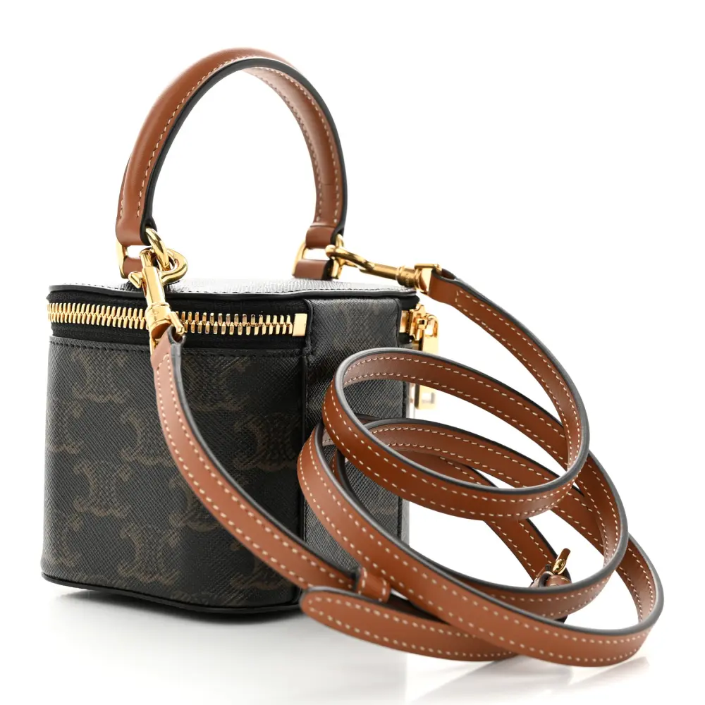 High-Quality Celine Triomphe Replica Handbag with Gold Hardware1:1High-quality replica