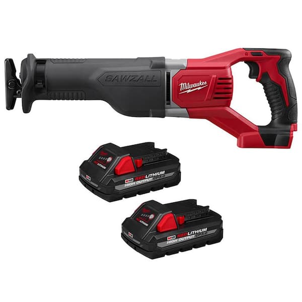 M18 18V Lithium-Ion Cordless SAWZALL Reciprocating Saw with Two 3.0Ah Batteries - Image 14