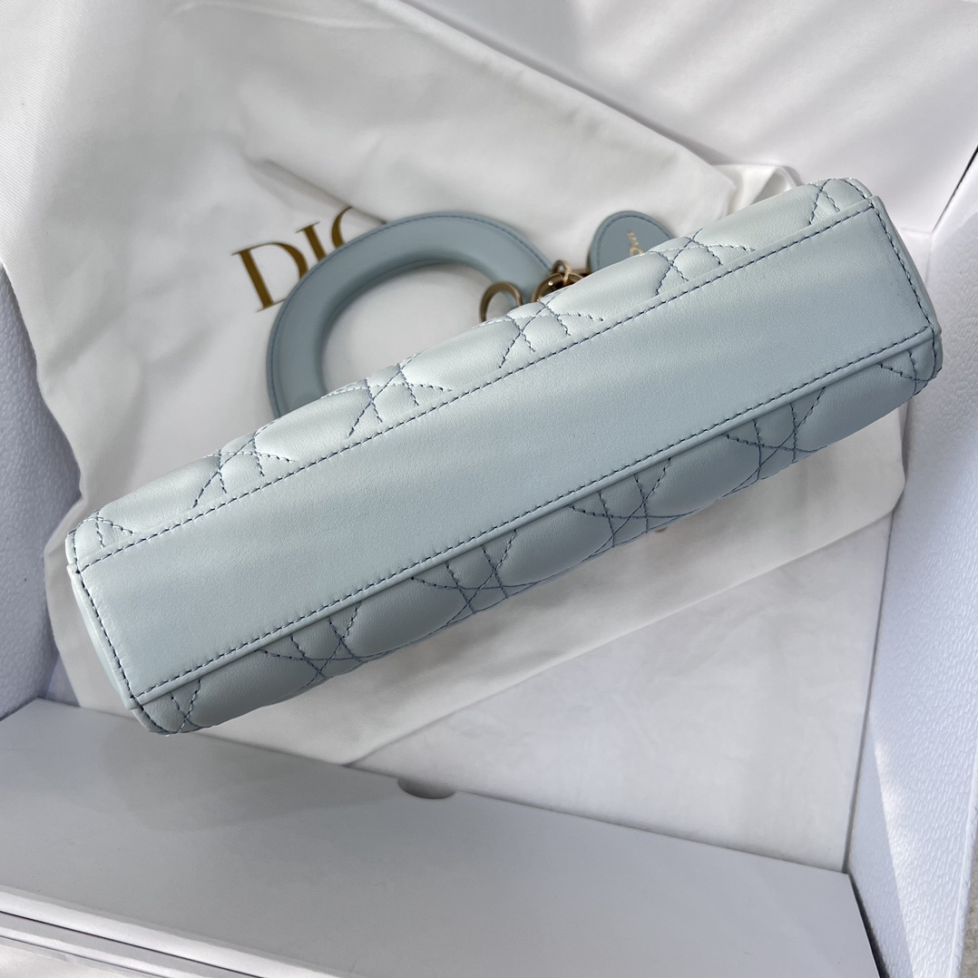 Dior Medium Lady D-Joy Bag Blue For Women 8,7in/22cm1:1High-quality replica