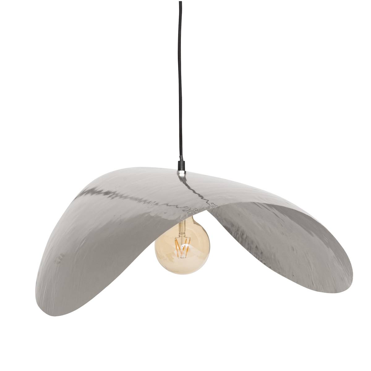 Hanging lamp "Arlo Silver, H.128 cm