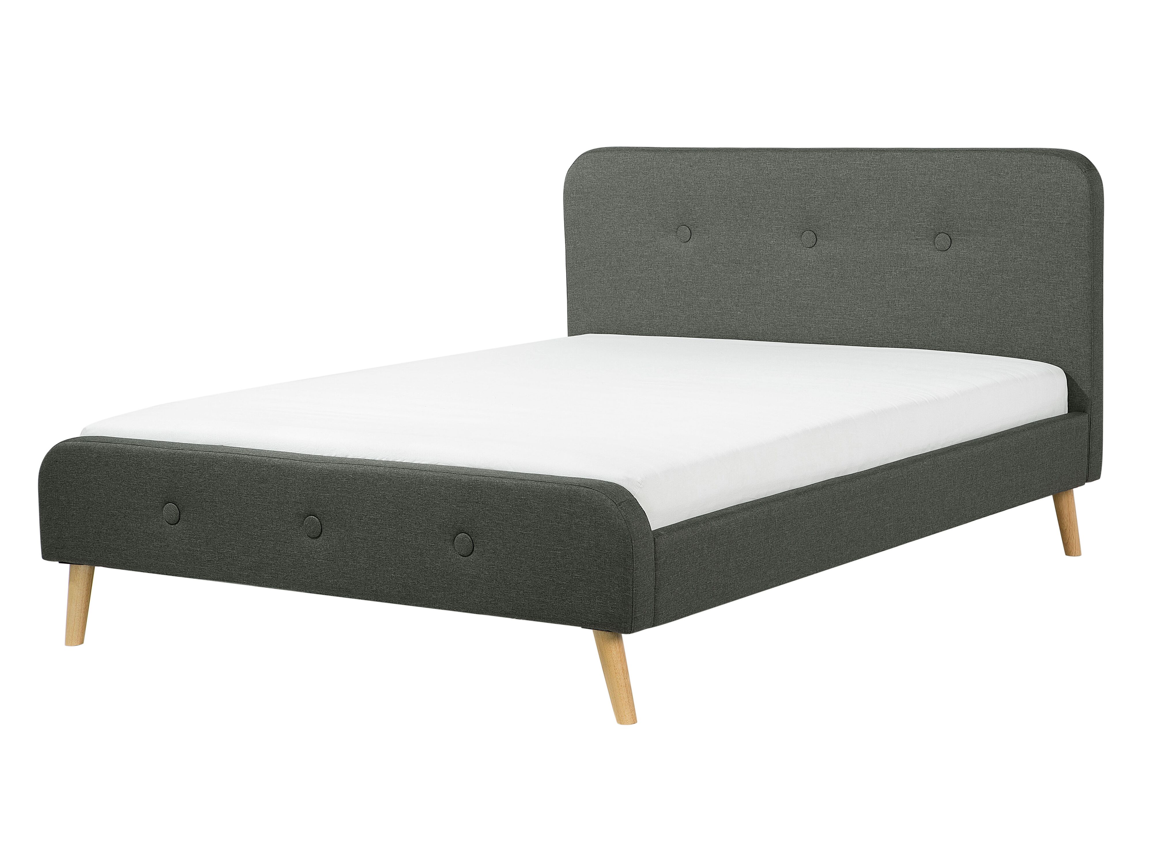 Bed Fabric RENNES 140 x 200 cm (EU Double) Dark Grey