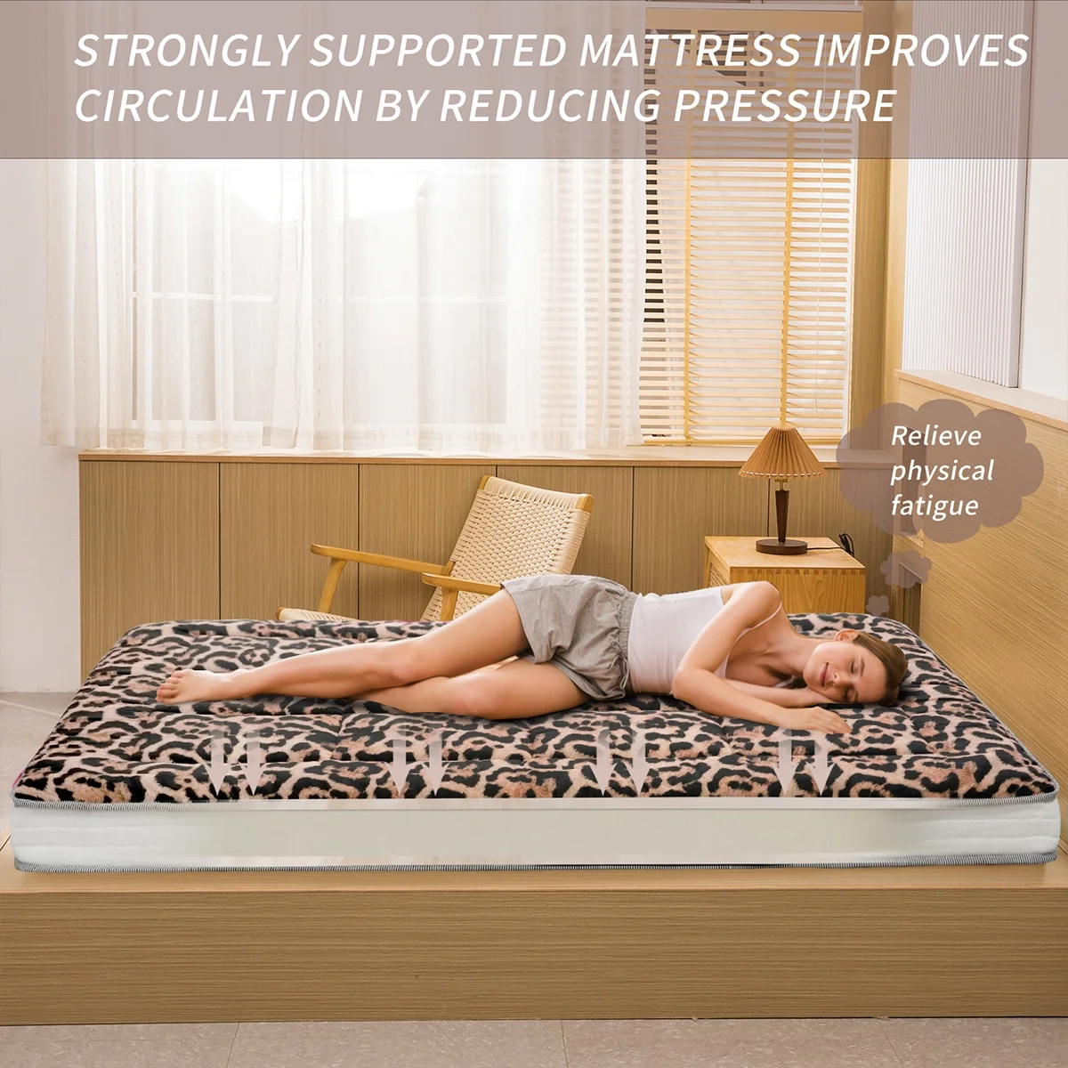 Futon Mattress, Padded Japanese Floor Mattress Quilted Bed Mattress Topper, Extra Thick Folding Sleeping Pad, Dark Grey, Twin - Image 40