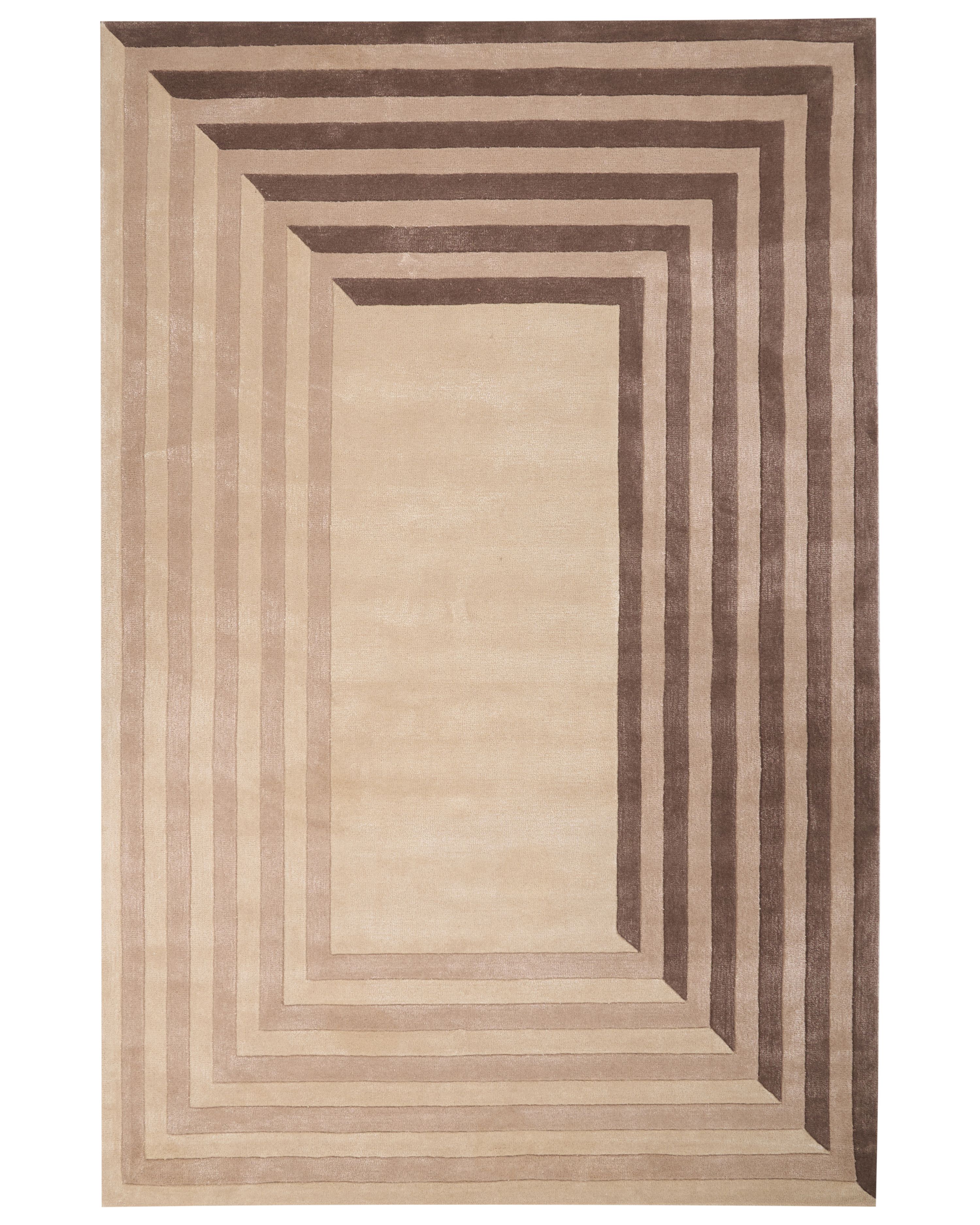 Rug SARAI Beige 200 x 300 cm Viscose