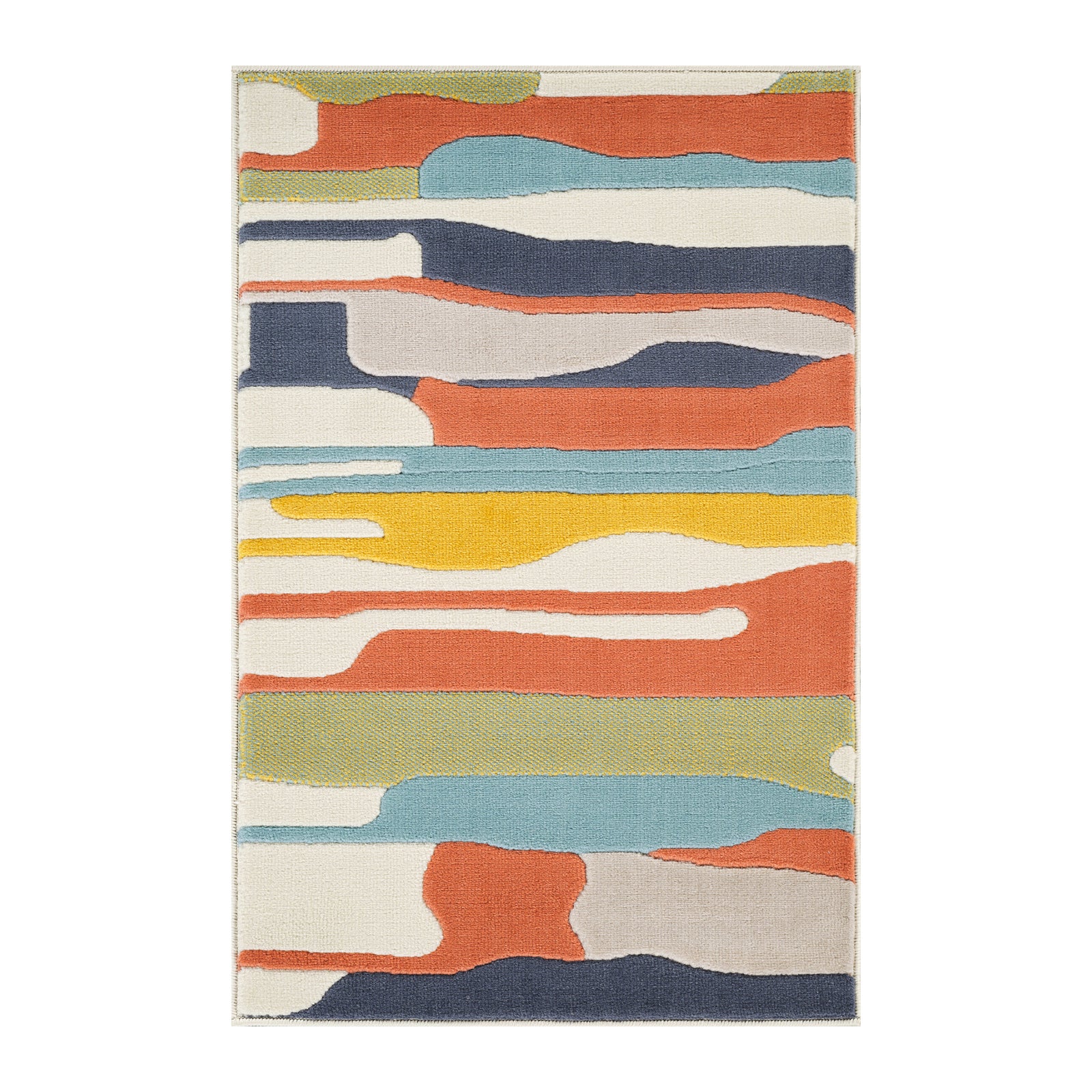 Blokker Pincel Vloerkleed 120 x 170 cm - Terra