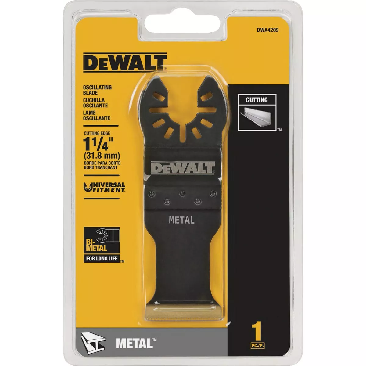 DEWALT Universal Fitment Titanium Oscillating Blade