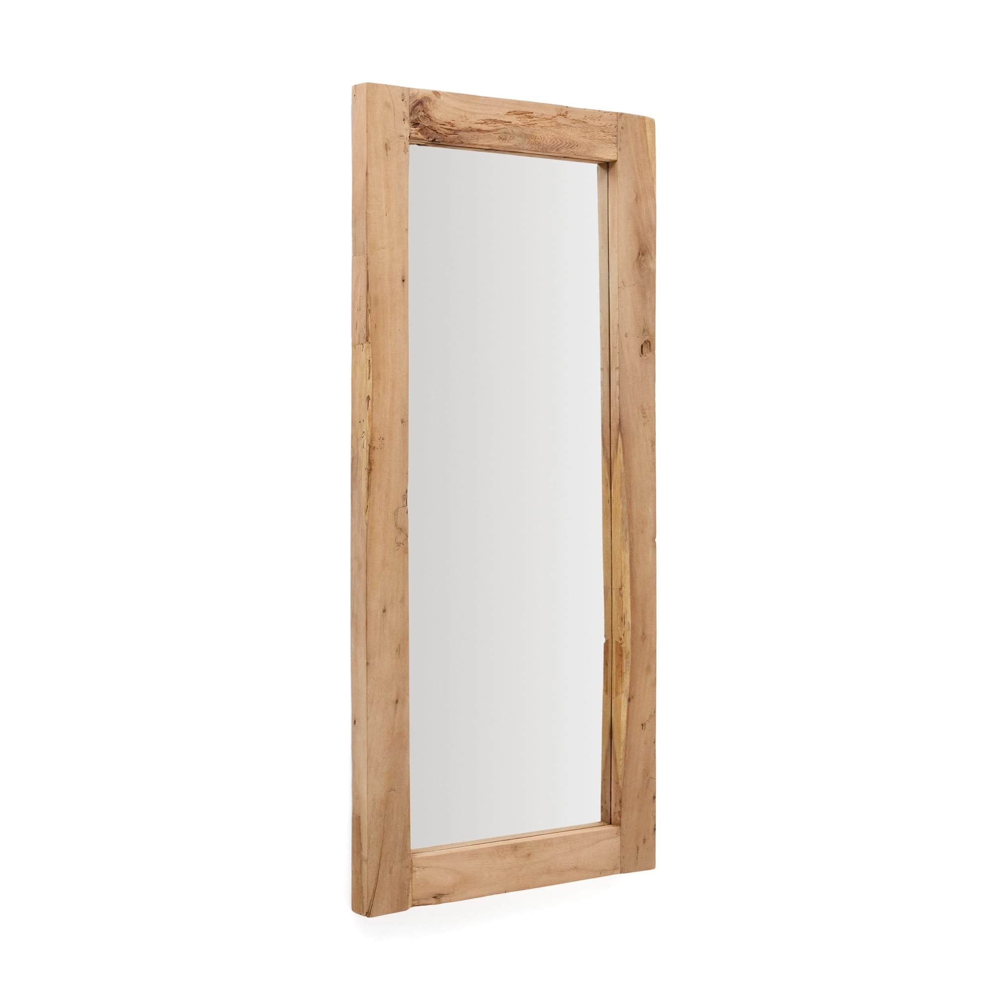 Kave Home - Houten Maden-spiegel met natuurlijke afwerking 80 x 180 cm